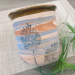 Vintage Boho Tie Dye Trees Sevierville Pottery